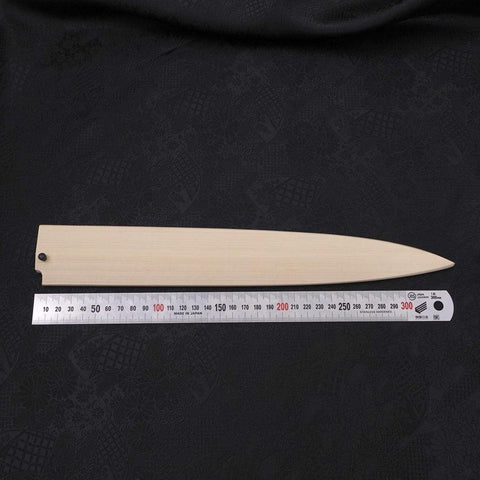 Fourreau Saya en Magnolia pour Yanagiba avec Goupille, 300mm-[Musashi]-[Couteaux de cuisine japonais]