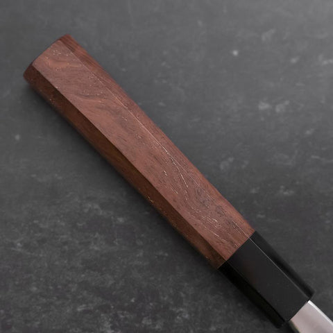 Fuguhiki White Steel #1 Miroir Manche en Buffle et Noyer 270mm-[Musashi]-[Couteaux de cuisine japonais]