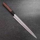 Fuguhiki White Steel #1 Miroir Manche en Buffle et Noyer 270mm-[Musashi]-[Couteaux de cuisine japonais]