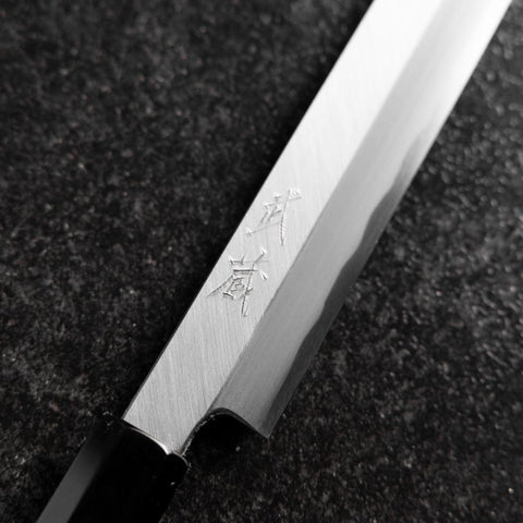 Fuguhiki White Steel #3 Kasumi Manche en Buffle et Magnolia 240mm-[Musashi]-[Couteaux de cuisine japonais]