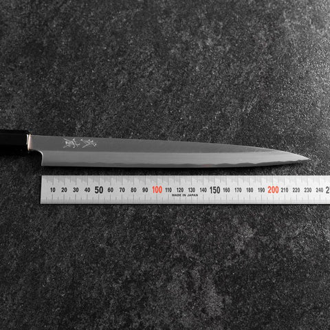 Fuguhiki White Steel #3 Kasumi Manche en Buffle et Magnolia 240mm-[Musashi]-[Couteaux de cuisine japonais]