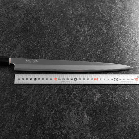 Fuguhiki White Steel #3 Kasumi Manche en Buffle et Magnolia 300mm-[Musashi]-[Couteaux de cuisine japonais]