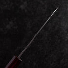 Funayuki Blue Steel #1 Kurouchi Manche Urushi Pourpre 105mm-[Musashi]-[Couteaux de cuisine japonais]