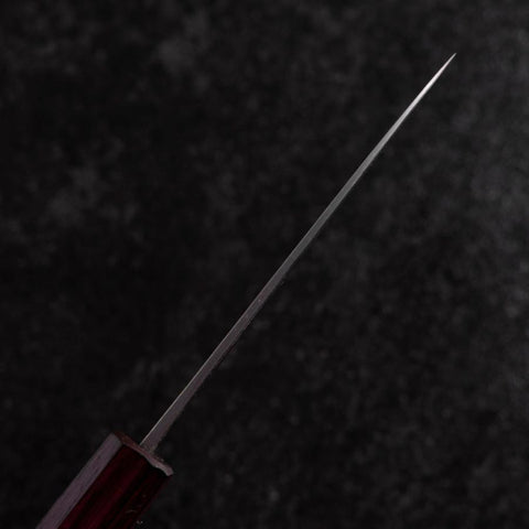 Funayuki Blue Steel #1 Kurouchi Manche Urushi Pourpre 105mm-[Musashi]-[Couteaux de cuisine japonais]