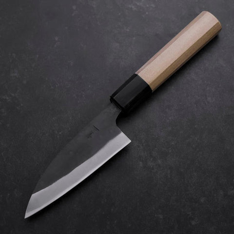 Funayuki Blue Steel #1 Kurouchi Manche en Buffle et Magnolia 105mm-[Musashi]-[Couteaux de cuisine japonais]