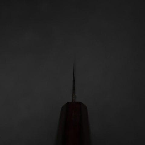 Funayuki Blue Steel #1 Kurouchi Pourpre Manche Urushi 105mm-[Musashi]-[Couteaux de cuisine japonais]