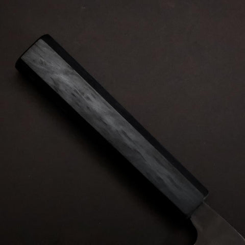 Funayuki Blue Steel #2  Kurouchi Blue Urushi Handle 105mm (4.1”)