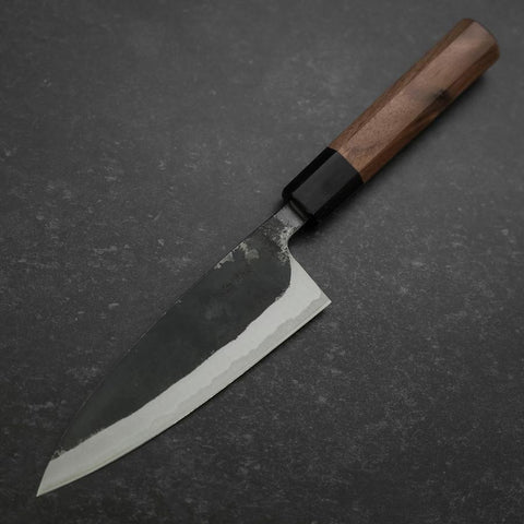 Funayuki Blue Steel #2 Kurouchi Manche en Buffle et Ébène 150mm-[Musashi]-[Couteaux de cuisine japonais]