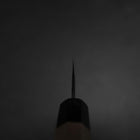 Funayuki Blue Steel #2 Kurouchi Manche en Noyer 100mm-[Musashi]-[Couteaux de cuisine japonais]