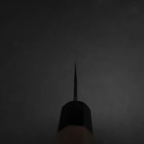 Funayuki Blue Steel #2 Kurouchi Manche en Noyer 100mm-[Musashi]-[Couteaux de cuisine japonais]