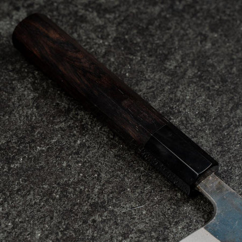 Funayuki Blue steel #2 Kurouchi Manche en Buffle et Magnolia 210mm-[Musashi]-[Couteaux de cuisine japonais]