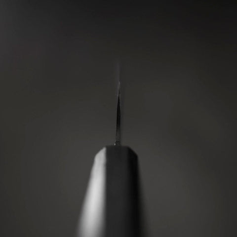 Funayuki Sabaki Blue Steel #1 Kurouchi Manche en Buffle et Ébène 165mm-[Musashi]-[Couteaux de cuisine japonais]