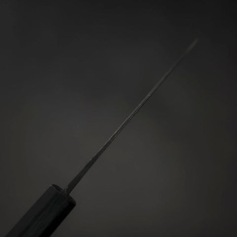 Funayuki Sabaki Blue Steel #1 Kurouchi Manche en Buffle et Ébène 165mm-[Musashi]-[Couteaux de cuisine japonais]