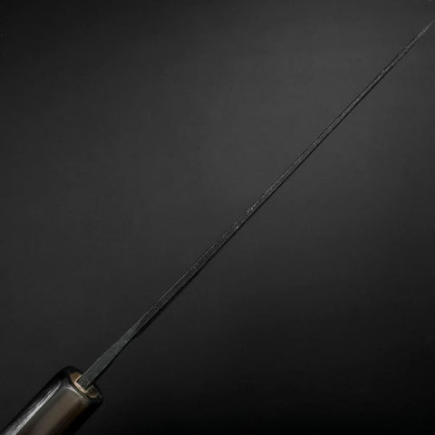 Funayuki Sabaki Blue Steel #1 Kurouchi Manche en Buffle et Magnolia 160mm-[Musashi]-[Couteaux de cuisine japonais]