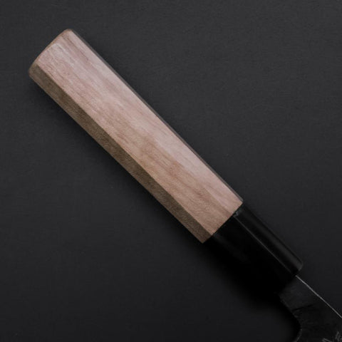 Funayuki Sabaki Blue Steel #1 Kurouchi Manche en Buffle et Magnolia 160mm-[Musashi]-[Couteaux de cuisine japonais]