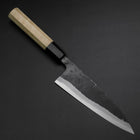 Funayuki Sabaki Blue Steel #1 Kurouchi Manche en Buffle et Magnolia 160mm-[Musashi]-[Couteaux de cuisine japonais]