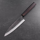 Funayuki Sabaki Blue Steel #2 Kurouchi Manche en Ébène 165mm-[Musashi]-[Couteaux de cuisine japonais]