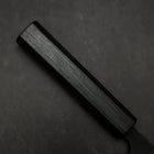 Funayuki Sabaki Blue steel #1 Kurouchi Buffalo Ebony Handle 165mm-[Musashi]-[Couteaux de cuisine japonais]