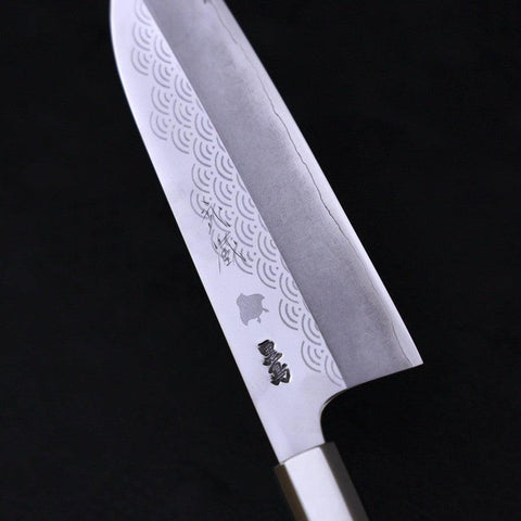 Funayuki Silver Steel #3 Hamachidori Manche en Noyer 165mm-[Musashi]-[Couteaux de cuisine japonais]