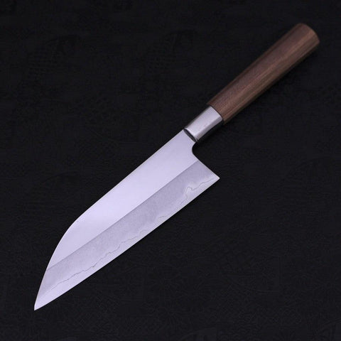Funayuki Silver Steel #3 Ichimatsu Manche en Noyer 165mm-[Musashi]-[Couteaux de cuisine japonais]