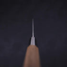 Funayuki Silver Steel #3 Ichimatsu Manche en Noyer 165mm-[Musashi]-[Couteaux de cuisine japonais]