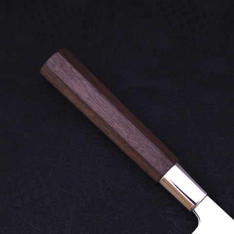 Funayuki Silver Steel #3 Karakusa Manche en Noyer 165mm-[Musashi]-[Couteaux de cuisine japonais]
