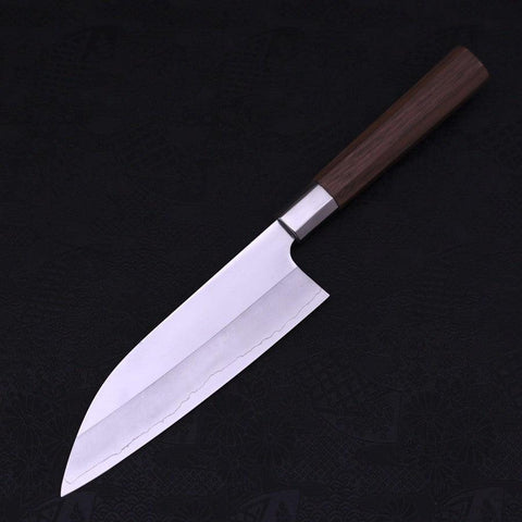 Funayuki Silver Steel #3 Kazahana Manche en Noyer 165mm-[Musashi]-[Couteaux de cuisine japonais]