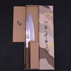 Funayuki Silver Steel #3 Kazahana Manche en Noyer 165mm-[Musashi]-[Couteaux de cuisine japonais]