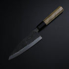 Funayuki White Steel #2 Kurouchi Buffalo Magnolia Handle 150mm (5.9”)-[Musashi]-[Couteaux de cuisine japonais]