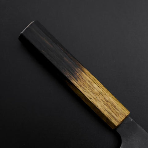 Funayuki White Steel #2 Kurouchi Manche Yaki Urushi 155mm-[Musashi]-[Couteaux de cuisine japonais]