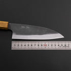Funayuki White Steel #2 Kurouchi Manche Yaki Urushi 155mm-[Musashi]-[Couteaux de cuisine japonais]
