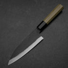 Funayuki White Steel #2 Kurouchi Manche en Buffle et Magnolia 155mm-[Musashi]-[Couteaux de cuisine japonais]
