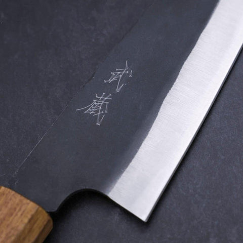 Funayuki White Steel #2 Kurouchi Manche en Chêne 155mm-[Musashi]-[Couteaux de cuisine japonais]