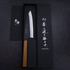 Funayuki White Steel #2 Kurouchi Manche en Chêne 155mm-[Musashi]-[Couteaux de cuisine japonais]