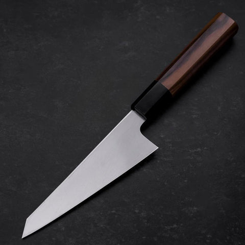 Garasuki White Steel #2 Poli Manche en Buffle et Bois de Teck 150mm-[Musashi]-[Couteaux de cuisine japonais]