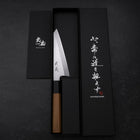 Garasuki White Steel #2 Poli Manche en Buffle et Bois de Teck 150mm-[Musashi]-[Couteaux de cuisine japonais]