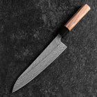 Gyuto 440C Nashiji Damas Manche en Noyer 210mm-[Musashi]-[Couteaux de cuisine japonais]