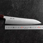 Gyuto 440C Nashiji Damas Manche en Zelkova 210mm-[Musashi]-[Couteaux de cuisine japonais]