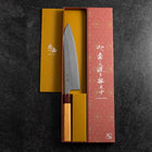 Gyuto 440C Nashiji Damas Manche en Zelkova 210mm-[Musashi]-[Couteaux de cuisine japonais]