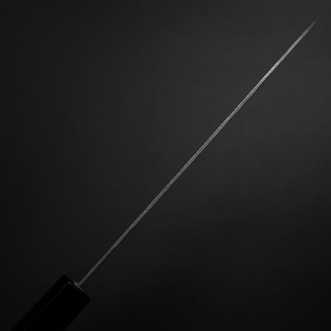 Gyuto 440C Nashiji Miroir Manche Urushi brûlé 180mm-[Musashi]-[Couteaux de cuisine japonais]