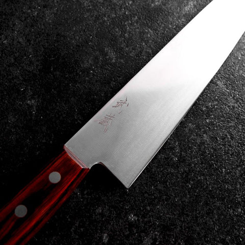 Gyuto 440C Poli Manche Occidental 190mm-[Musashi]-[Couteaux de cuisine japonais]