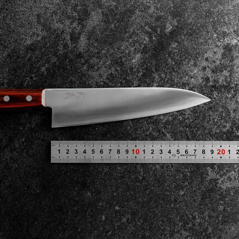 Gyuto 440C Poli Manche Occidental 190mm-[Musashi]-[Couteaux de cuisine japonais]