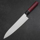Gyuto AUS-10 Damas Manche en Cerisier Rouge 210mm-[Musashi]-[Couteaux de cuisine japonais]