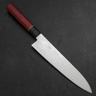 Gyuto AUS-10 Damas Manche en Cerisier Rouge 210mm-[Musashi]-[Couteaux de cuisine japonais]