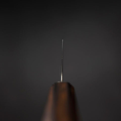 Gyuto AUS-10 Damas à Vague en Nickel Manche Sumi Urushi 210mm-[Musashi]-[Couteaux de cuisine japonais]
