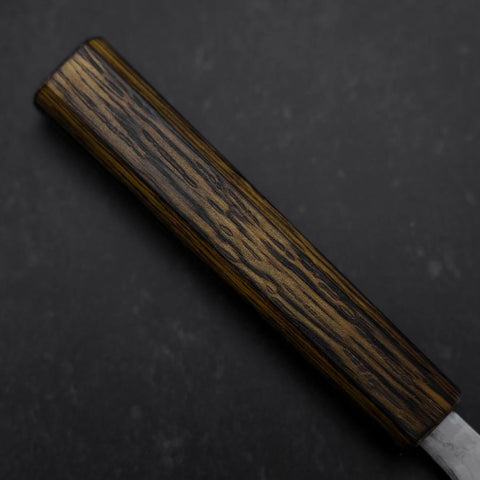 Gyuto AUS-10 Damas à Vague en Nickel Manche Sumi Urushi 210mm-[Musashi]-[Couteaux de cuisine japonais]