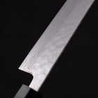 Gyuto AUS-10 Miroir Tsuchime Damas Manche en Buffle et Bois de Teck 210mm-[Musashi]-[Couteaux de cuisine japonais]