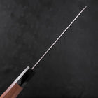 Gyuto AUS-10 Miroir Tsuchime Damas Manche en Buffle et Bois de Teck 210mm-[Musashi]-[Couteaux de cuisine japonais]