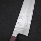 Gyuto AUS-10 Nashiji Damas Manche Urushi Pourpre 210mm-[Musashi]-[Couteaux de cuisine japonais]