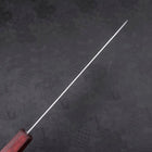 Gyuto AUS-10 Nashiji Damas Manche Urushi Pourpre 210mm-[Musashi]-[Couteaux de cuisine japonais]